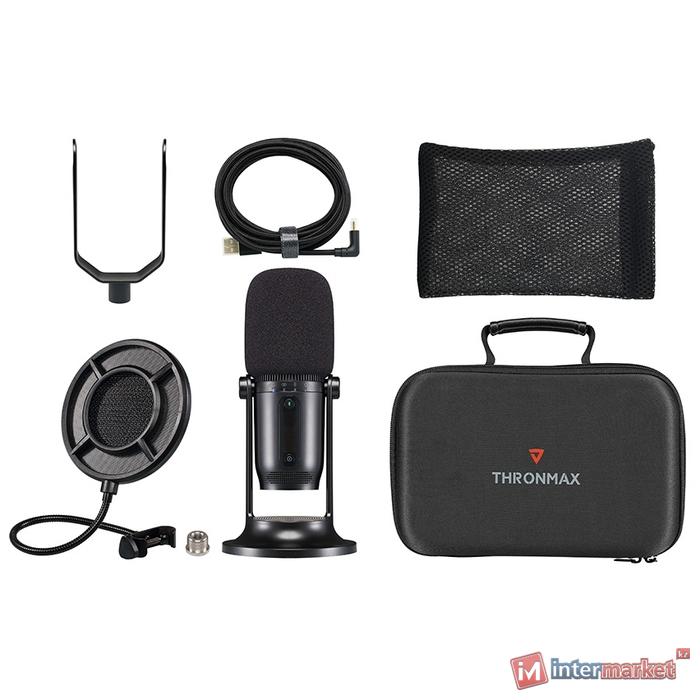 Микрофон Thronmax Mdrill One Pro Kit, 20Hz-20kHz, 96 Khz, 24 bit, USB, Black